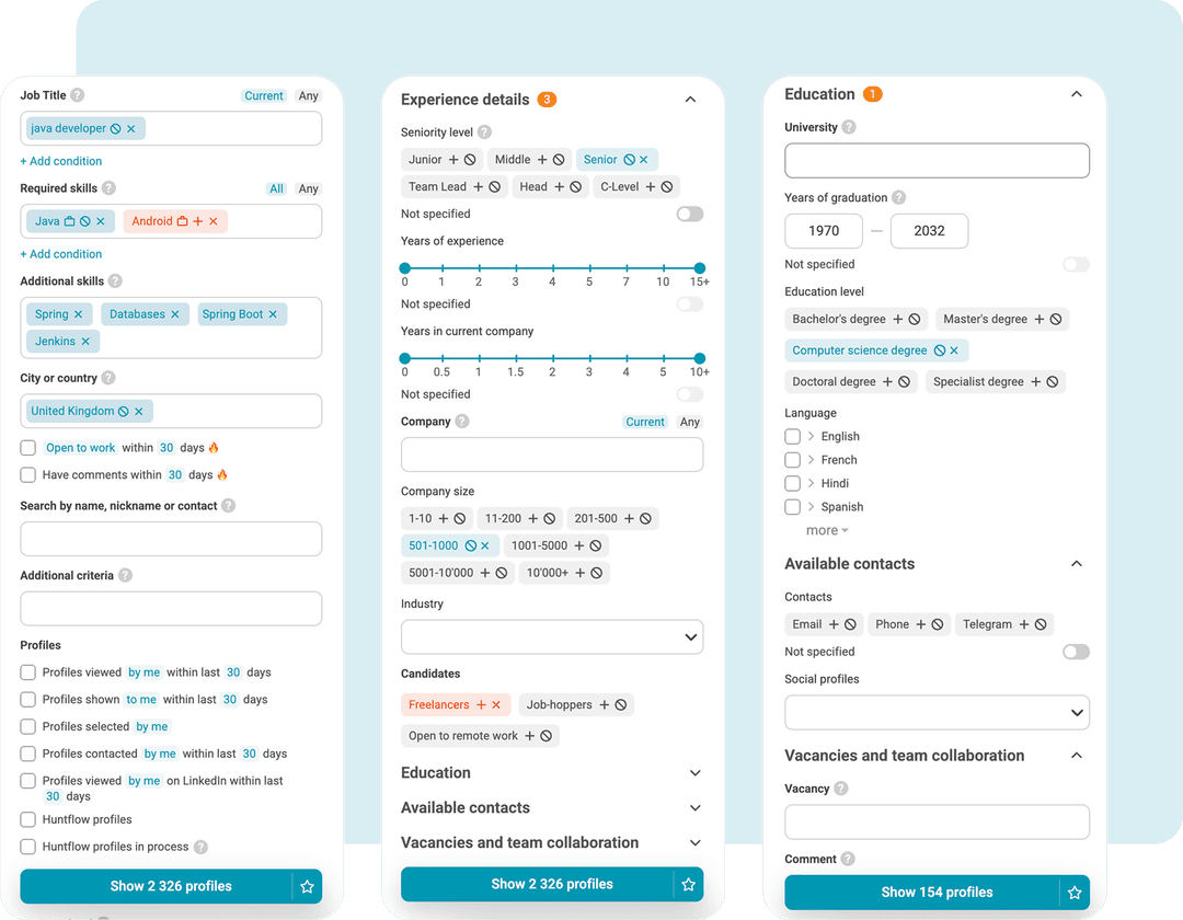 Search screenshot